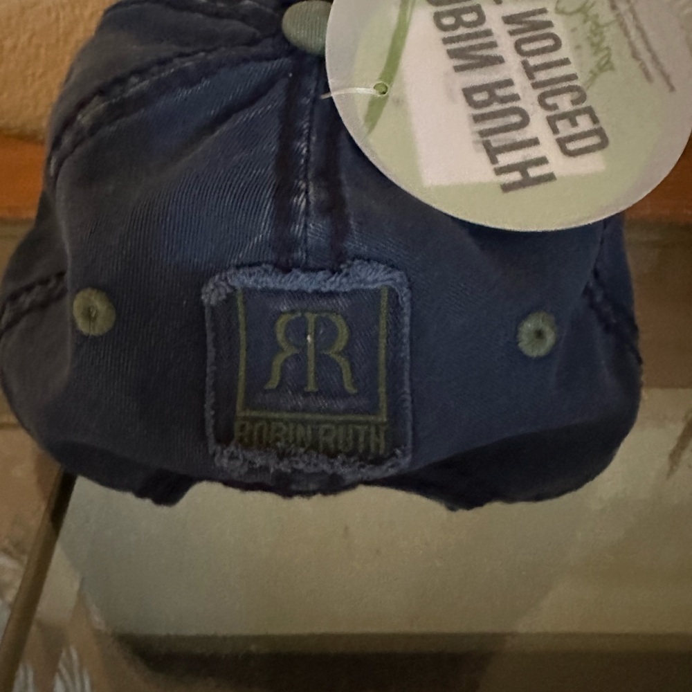 Robin Ruth Navy Cap - Picture 3 of 4